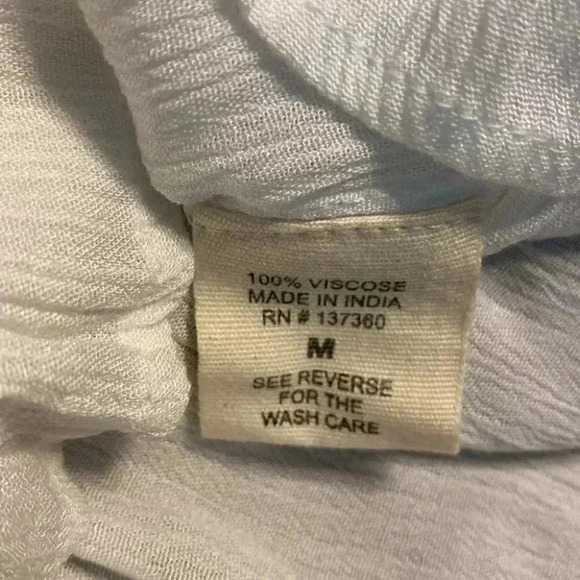 Violet Sky White Boho Coverup Romper - Picture 8 of 8